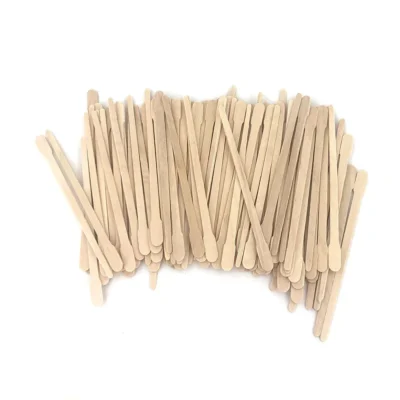 100PCS Woman Wooden Hair Removal Stick Disposable Depilation Spatula Wax Sticks Wood Face Eyebrows Waxing Spatula Beauty Tool
