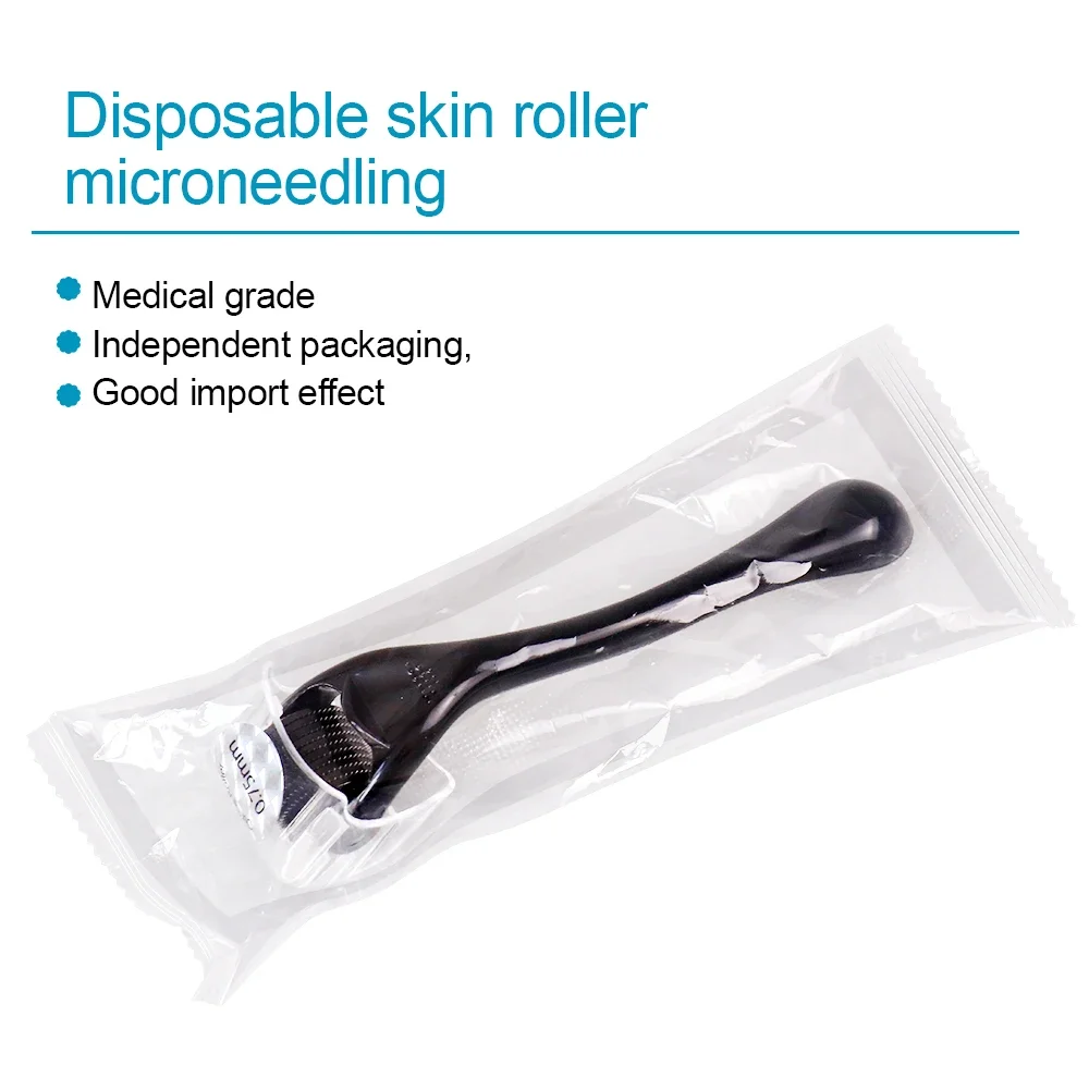 Titanium Derma Pen Roller Hair Growth Beard 540 Microneedle Roller for Facial Skin Care MTS Micro Needle Roller Mesotherapy Use
