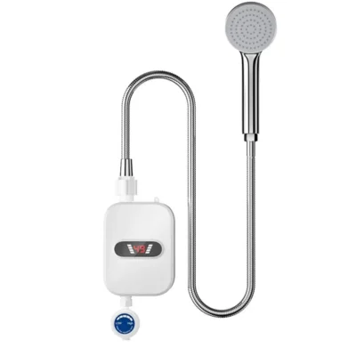 Tankless Water Heater Electric 3500W Instant Shower Heating Kit Electric Hot Water Heating Set for Bathroom Shower Room Toliet