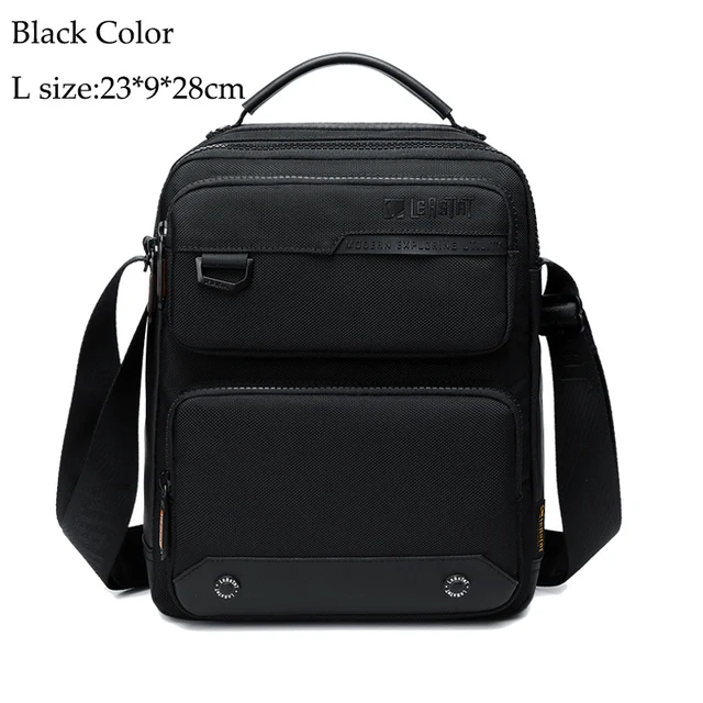 Men Multifunctional Fashion Anti-theft Shoulder Bag Travel Waterproof Oxford Crossbody Sling Bag Casual Messenger Pack For Male