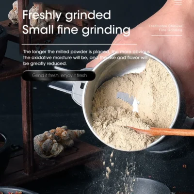 400W Kitchen Cereal Nuts Beans Spices Grains Grinder Machine Electric Coffee Grinder  Multifunctional Home Coffee Grinder 220V