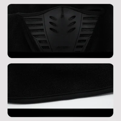 Motorcycle Mask Fleece Thermal Neck Full Face Mask Keep Warm Riding Balaclava Biker Ski Winter Windproof Dustproof Face Shield