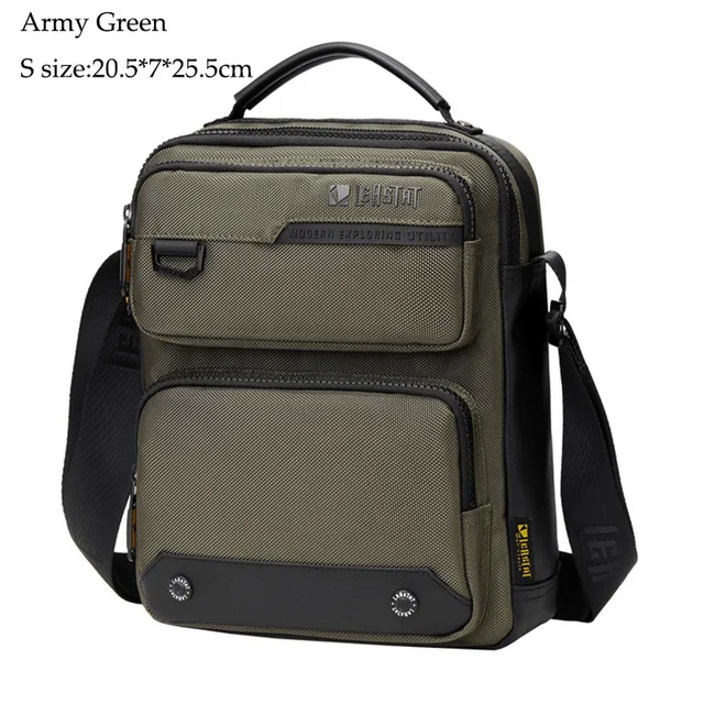 Men Multifunctional Fashion Anti-theft Shoulder Bag Travel Waterproof Oxford Crossbody Sling Bag Casual Messenger Pack For Male