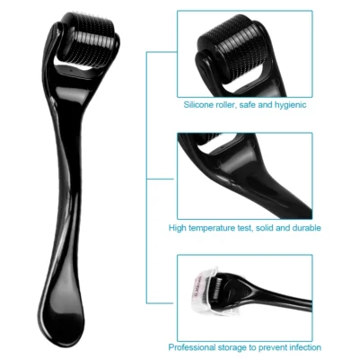 Professional 540 Needles for Facial Body Hair Growth Derma Roller for Skin Beard 0.2mm 0.25mm 0.3mm Needle Beauty Roller