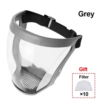 Security protection Shield Transparent Full Face Mask Kitchen Anti-splash Safety Glasses Shield Windproof Anti-Fog Head Cover