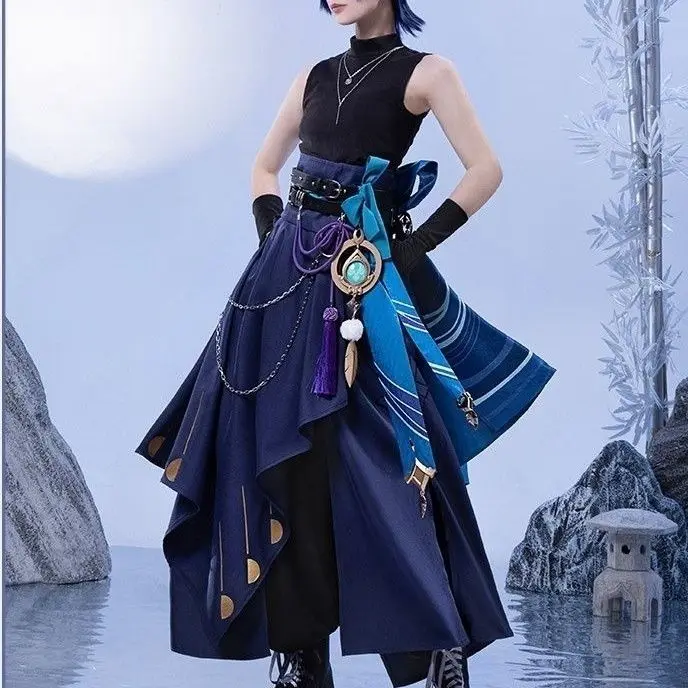 Halloween wanderer Costumes Game Genshin Impact wanderer clothes Cosplay Costume Anime Costume Outfit Costume Full Set