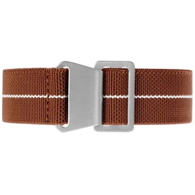 60s French Troops Parachute Bag Elastic Watch Strap 20mm 22mm Nylon Watchbands Man's Universal Smart Watch Fabric Wristband