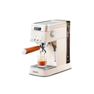 Pro Semi-Automatic Espresso Machine 20Bar Pressure, Compact for Small Kitchens, Built-in Milk Frother, Fast Heating Energy Savi