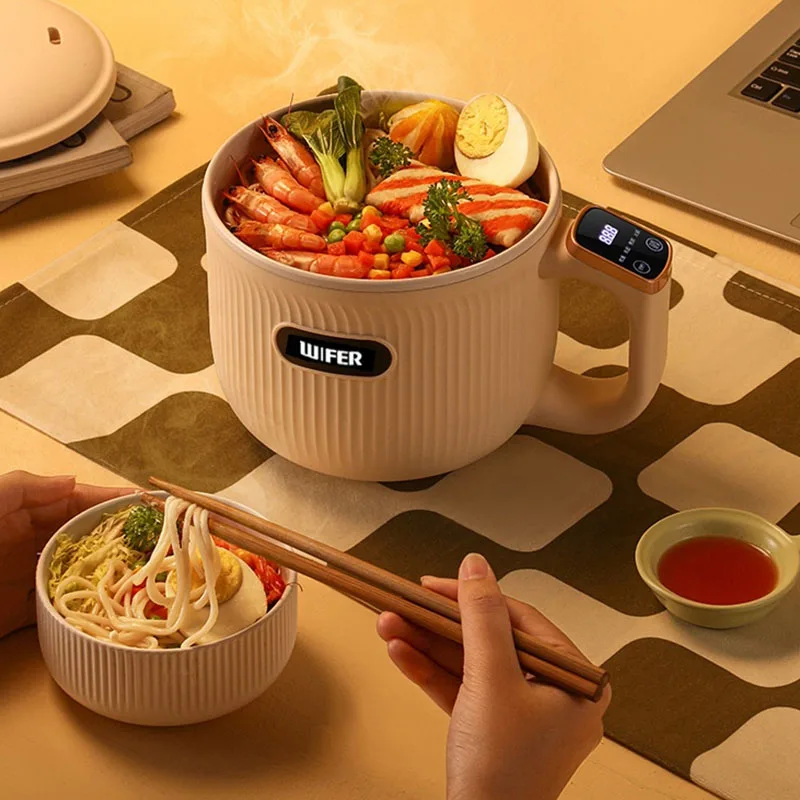 Mini Electric Hot Pot Multifunctional Integrated 2026 New Small Home Kitchen Appliance for Dormitory Instant Noodle Maker