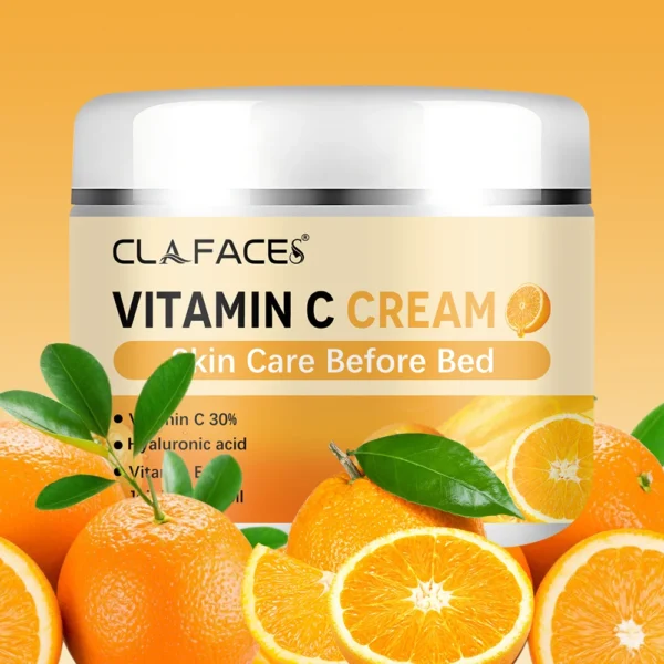 Retinol Vitamin C Face Cream, Anti-Wrinkle Moisturizing, Hyaluronic Acid, Repairing Skin, Brighten Skin Tone, Skincare