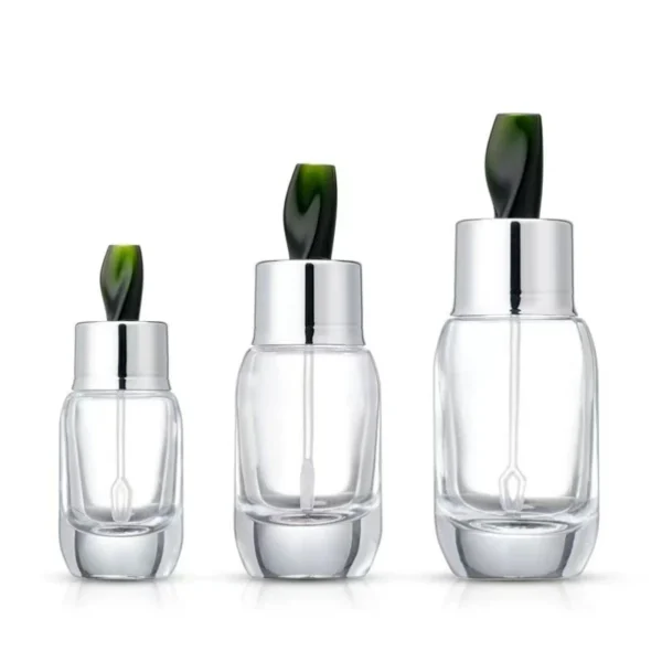 15/30/50ML Dropper Bottle Clear Glass Thick Bottom Aromatherapy Liquid Essence Massage Oils Serum Pipette Refill Skincare