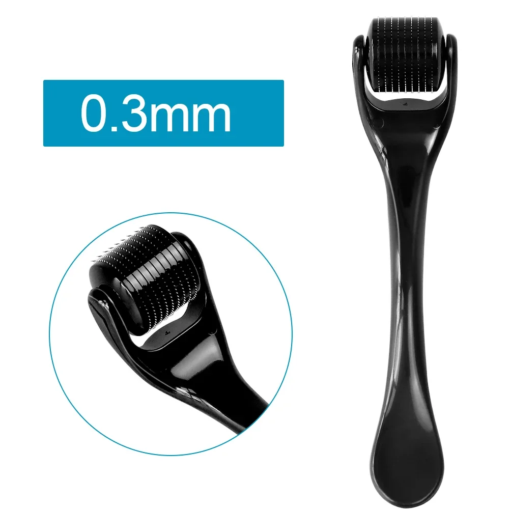 Titanium Derma Pen Roller Hair Growth Beard 540 Microneedle Roller for Facial Skin Care MTS Micro Needle Roller Mesotherapy Use