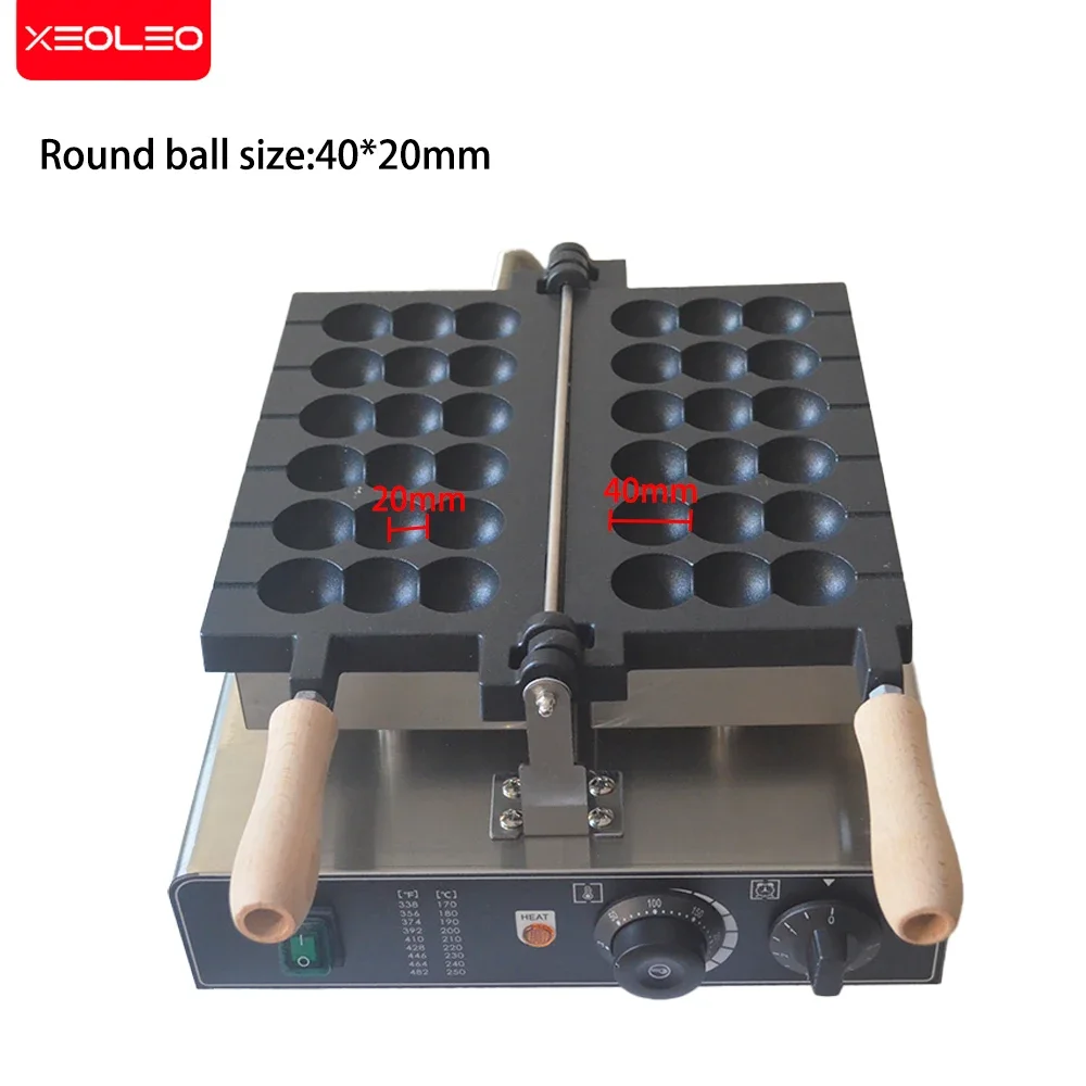 XEOLEO Electric Waffle Maker 1400W Candied Haws Skewer Machine  Skewers Waffle Machine Hairy Eggs Waffle Baker Machine