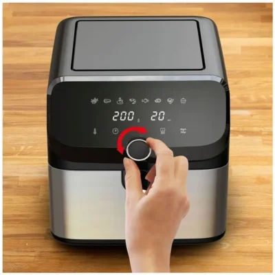 Electric Fryer No Oil/Air Fryer Arno Expert Maxxi AFD7 with Timer Inox 7.5L-220V
