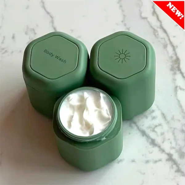Eco-Friendly Sage Green Cosmetic Organizer with Secure Stacking Design (BPA-Free) | Magnetic 3-Piece Skincare Containers Set