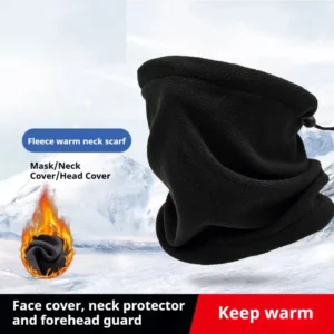 Winter Warm Polar Fleece Neck Gaiter Skiing Running Sport Scarf Face Mask Windproof Warm Head Cover Men Women Cycling Headwear