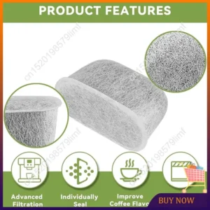 Doings!For NINJA ES601 ES701 Espresso Coffee Machine Replacement Charcoal Water Filters 6PCS Coffee  Filter
