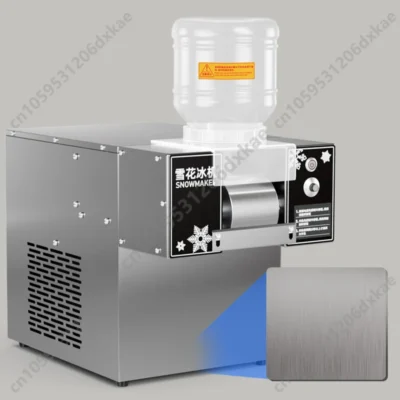 60KG/24h Mini Snow Ice Maker Shaver Machine Europe Snowflake Ice Machine Korea Bingsu Machine Snowflake Ice Shaving Machine
