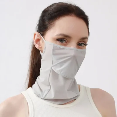 Outdoor Sunscreen Face Mask Golf Sun Proof Ice Silk Bib Men Women Fishing Riding UV Protect Neckline Mask Summer Sun Proof Mask