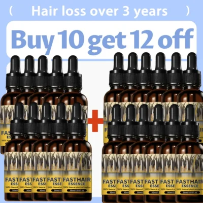 Hair Growth Essential Loss Regrowth Treatment Strengthens Hair Nourishes Scalp Light Weight Non Greasy Improve Scalp Circulation