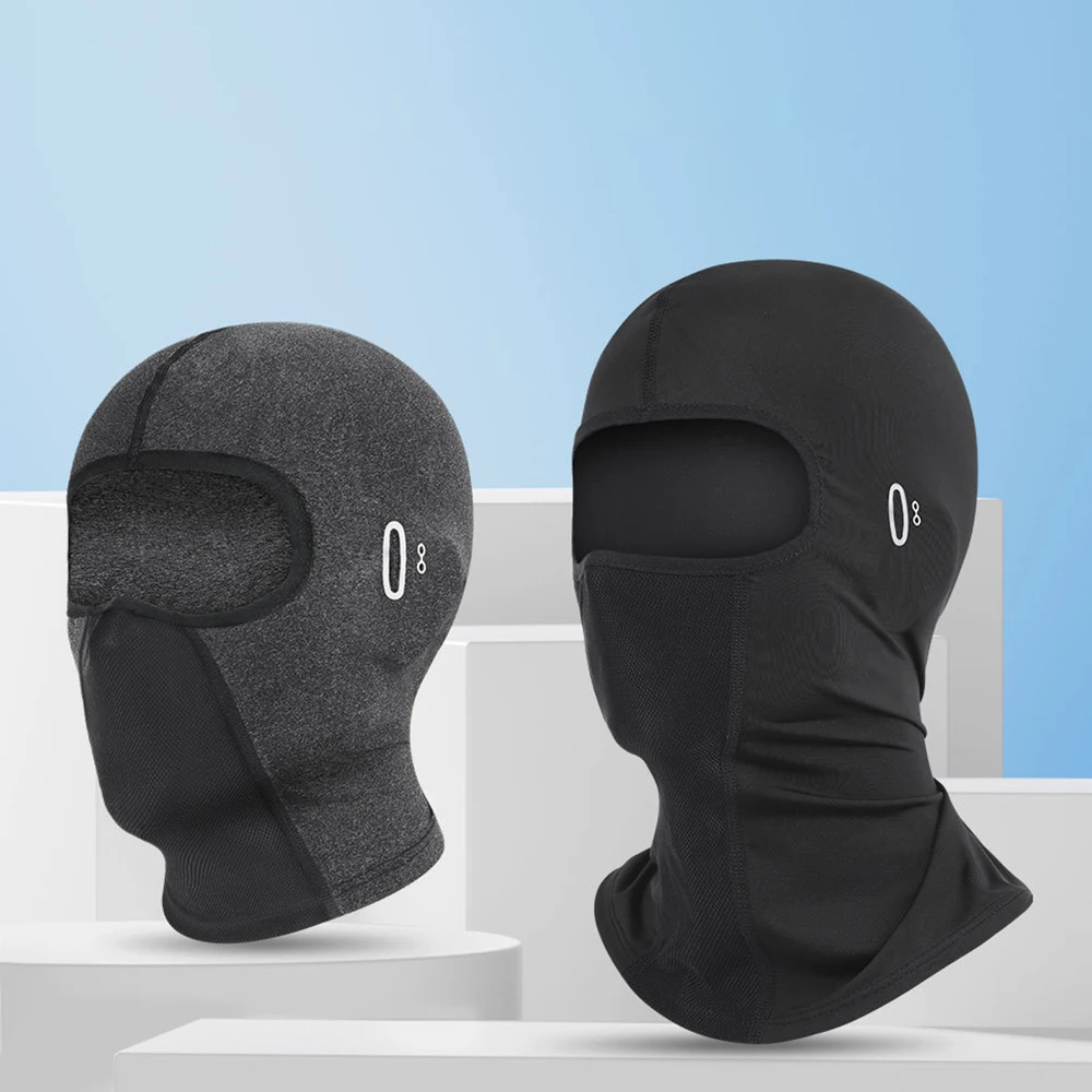 UV Protection Full Face Mask Hiking Ice Silk Sun Hat Men Women Balaclava Sunglasses Holes Scarf Cooling Cycling Face Cover Beach