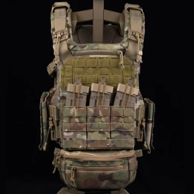 Tactical Hanger Pouch Compact Abdominal Dangler Pack Quick Release Shoulder Bag Integrates Hunting Vest Plate Carrier Airsoft