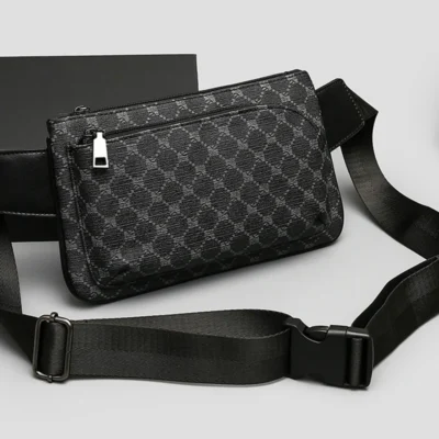 Fashion mini leather men's chest bag crossbody bags sacoches hommes bandolera hombre bolsos para hombre bag for men sling bag
