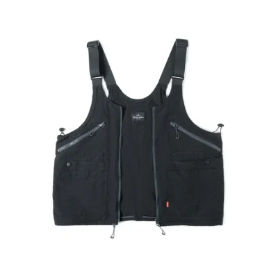 Maden Workwear Retro Multi Pocket Sleeveless Nylon Vest Outdoor Functional Dual Purpose Bag Coat For Men 2023 Fashion