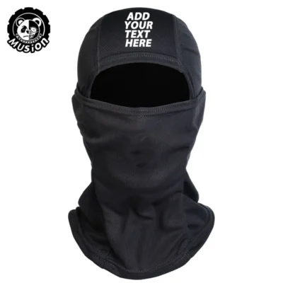 Musion Customized Full Face Mask Sweat-absorbing Balaclava High-stretch Helmet Liner for Cycling and Riding Motorcycle