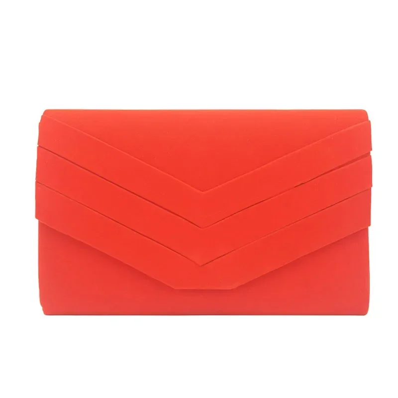 2024 Women Envelope Dinner Bag Single Shoulder Bag Crossbody Bag Velvet Handheld Bag Long Wallet Clutches for Party Wedding ﻿
