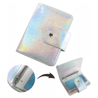 10Pcs Nail Stamping Plate Holder Case Inner Pages 6*12cm/9.5*14.5cm Nails Art Template Album Storage Bag Nail Art Sticker