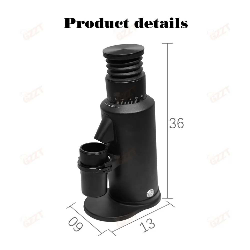 GZZT GF64 Espresso Coffee Bean Grinder 64mm Titanium Burr SOE/Single Origin Bean Grinder Premium Bean Professional Grinder