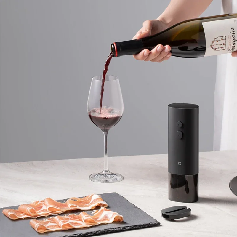 Mijia Electric Wine Bottle Opener Dry Battery Automatic Red Wine Bottle Cap Openers Kitchen Accessories Gadgets