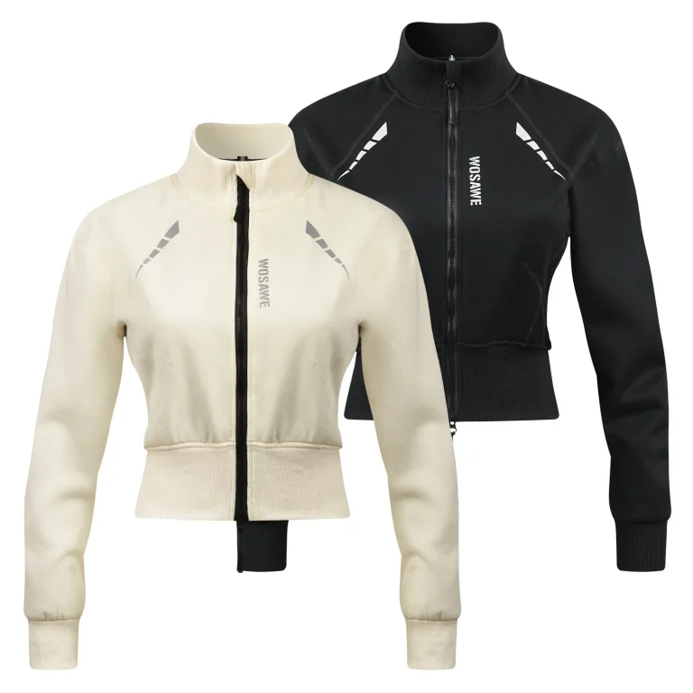 WOSAWE Winter Women Motorcycle Jacket Women Motorbike Riding Coat With Soft Pads Casual Moto Riding Clothes