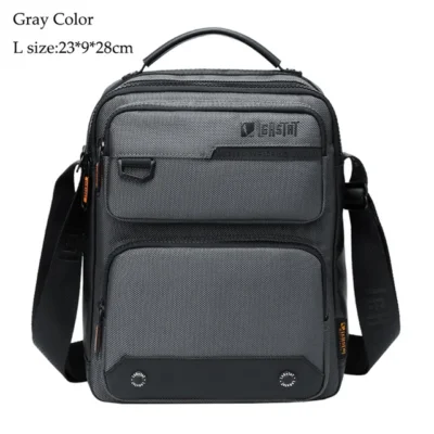 Men Multifunctional Fashion Anti-theft Shoulder Bag Travel Waterproof Oxford Crossbody Sling Bag Casual Messenger Pack For Male
