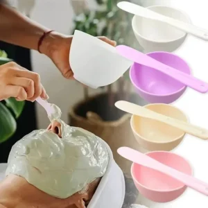 Face Mask Mixing Bowl Set Facial Skin Care Tools Kit Silicone Mask Brush Facial Applicator Spatula Measure Spoon Beauty Supplies