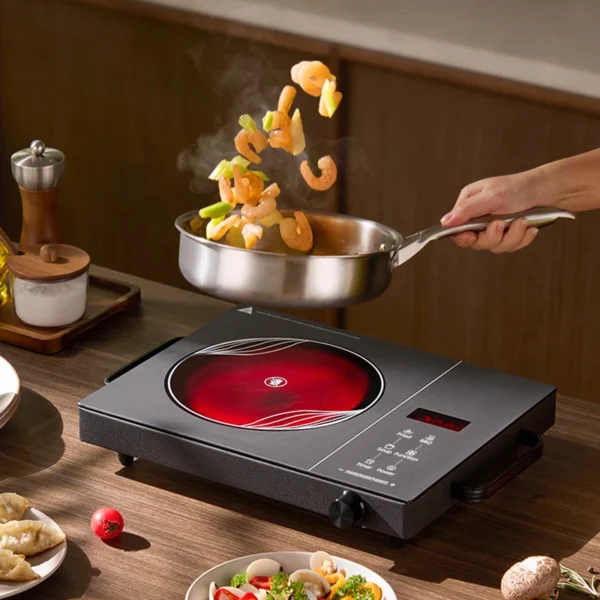 2200W Electric Ceramic Stove Cooktop Tea Maker Electric Hot Plate Heater Stove Heating Furnace Tea Stove Home Water Boiler 220V