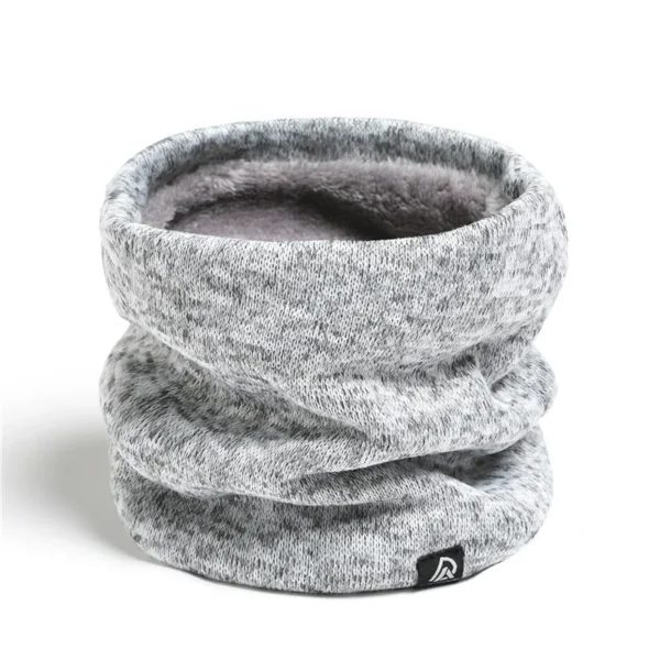 Unisex Solid Cashmere Plush Warm Winter Ring Scarf Women Men Knitted Full Face Mask Snood Neck Scarves Thick Muffler New