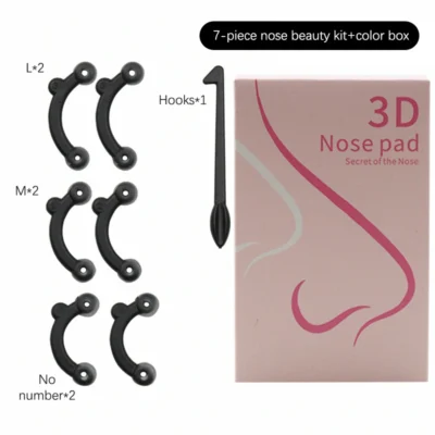 1set Nose Up Lifting Nose Shaper Lifter Nose Slimmer Nose Corrector Nose Bridge Straightener Beauty Tool 3 Size Pain Free