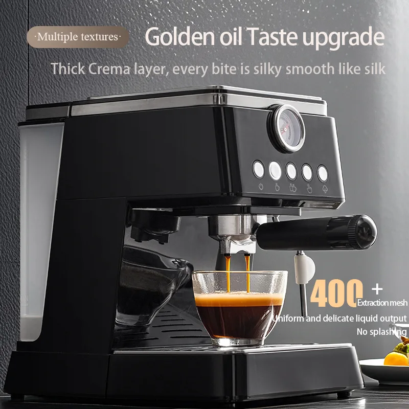 Profession Coffee Maker 20Bar Automatic Espresso Machine with Milk Frother - One Touch for Latte/Cappuccino/Americano
