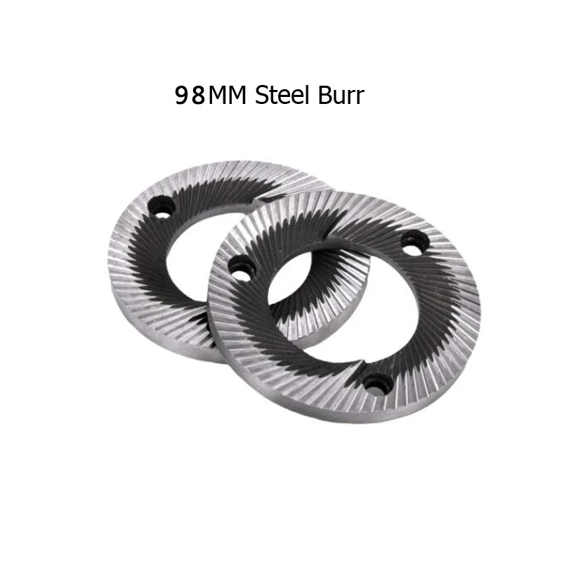 Big Size 98MM Titanium Alloy Cofffee Grinder Disc Burr Flat Burr For C98pro-DL And EK43 Coffee Grinder Mill Machine