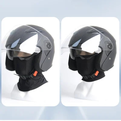 UV Protection Full Face Mask Hiking Ice Silk Sun Hat Men Women Balaclava Sunglasses Holes Scarf Cooling Cycling Face Cover Beach