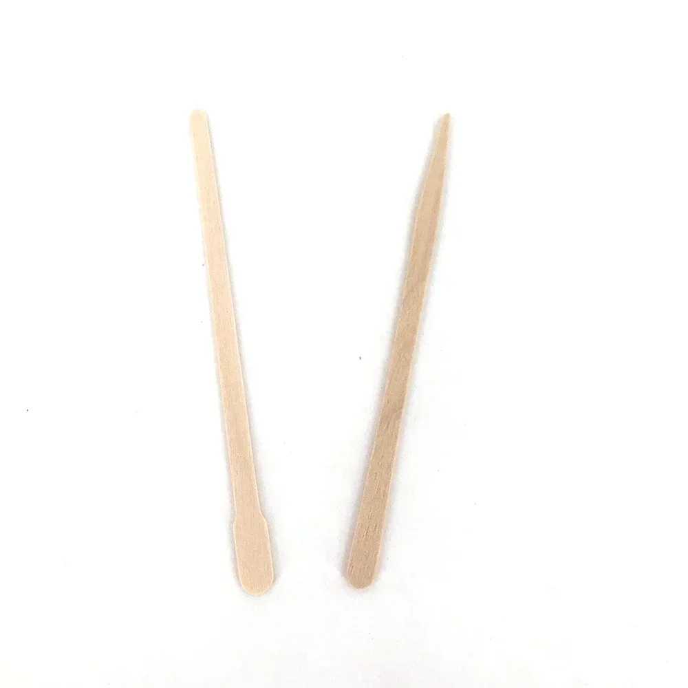 100PCS Woman Wooden Hair Removal Stick Disposable Depilation Spatula Wax Sticks Wood Face Eyebrows Waxing Spatula Beauty Tool