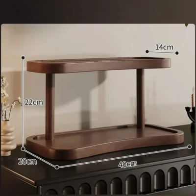 Wooden Cosmetic Organizer Desktop Makeup Storage Box for Perfume Lipstick Jewelry Vanity Table Skincare Jewelry Storage