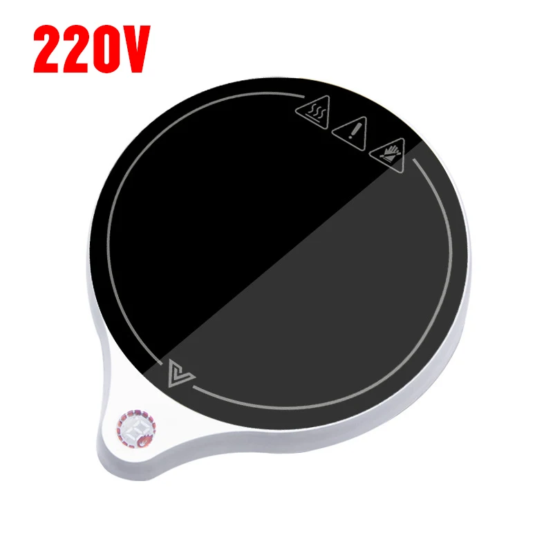 110V/220V Cup Heater Mug Warmer 5 Gear Temperature Cup 100°C Hot Tea Makers Warmer Coaster  Heaters Coffee Milk Tea Heating Pad