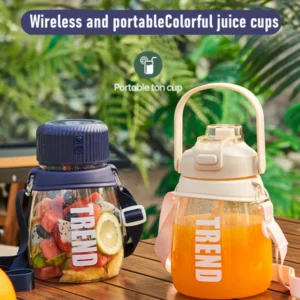 Multifunctional mini electric portable Juicer Blender juice cup USB 1100ML travel handheld fruit smoothie Shakes Juicing Cup