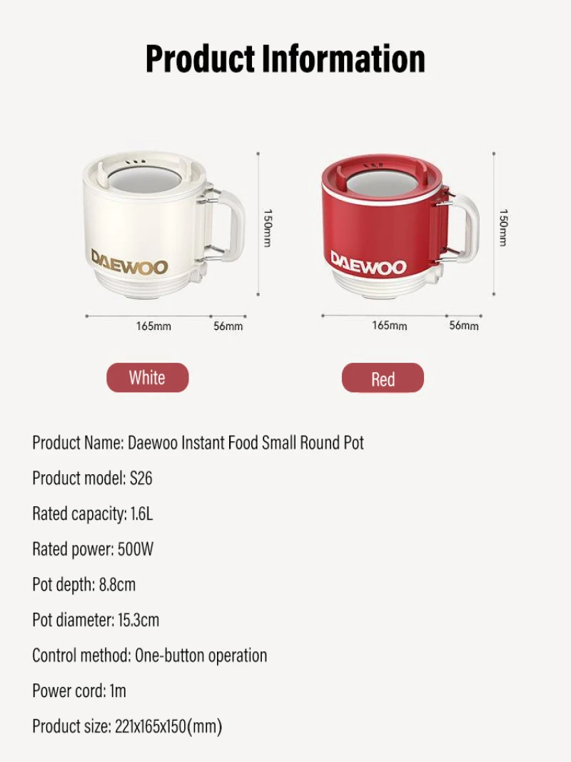 Multifunctional Electric Cooker Handle Foldable Electric Cooker