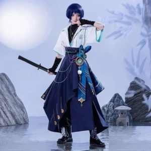 Halloween wanderer Costumes Game Genshin Impact wanderer clothes Cosplay Costume Anime Costume Outfit Costume Full Set