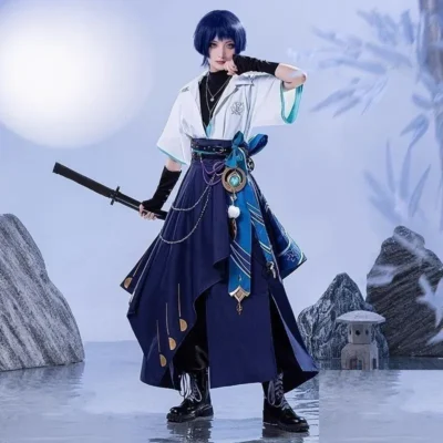 Halloween wanderer Costumes Game Genshin Impact wanderer clothes Cosplay Costume Anime Costume Outfit Costume Full Set