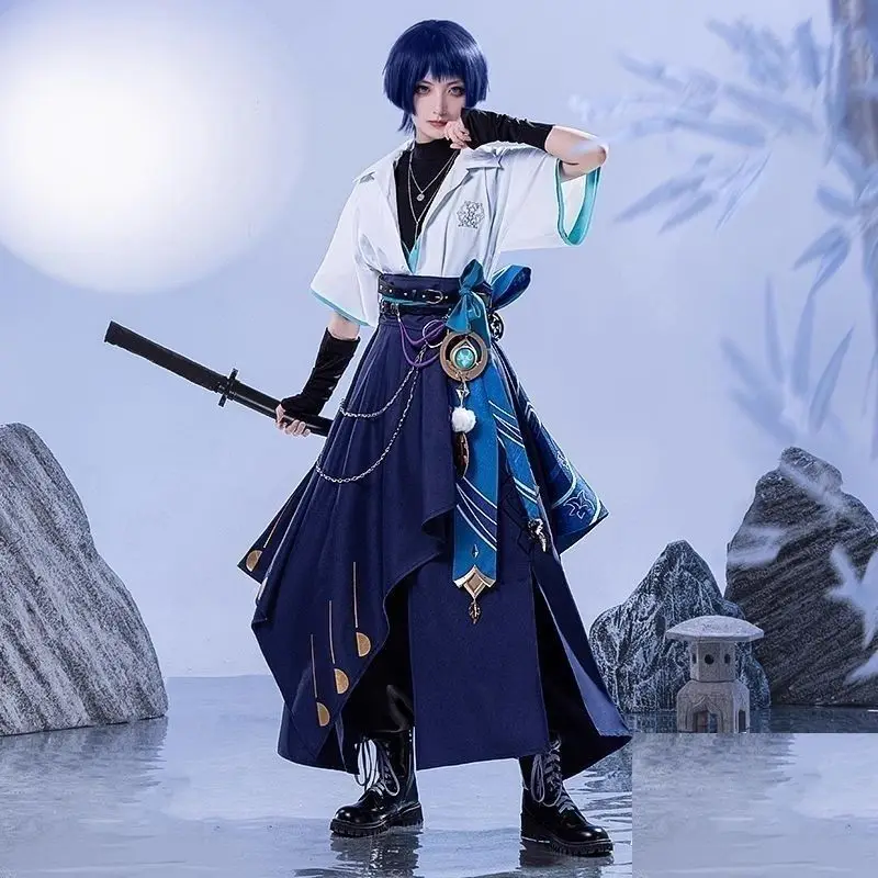 Halloween wanderer Costumes Game Genshin Impact wanderer clothes Cosplay Costume Anime Costume Outfit Costume Full Set